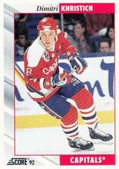 Dmitri Khristich Hockey Cards 1992 Score Prices