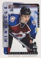 Sylvain Lefebvre #54 Hockey Cards 1996 Pinnacle Be a Player Prices