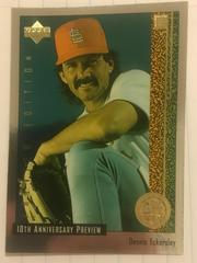 Dennis Eckersley #10 of 60 Baseball Cards 1998 Upper Deck 10th Anniversary Preview Prices