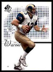 Kurt Warner #4 Football Cards 2002 SP Authentic Prices