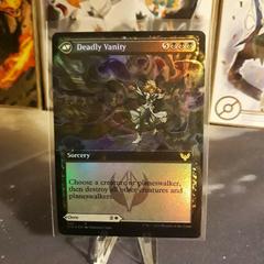 Deadly Vanity [Extended Art Foil] | Selfless Glyphweaver & Deadly Vanity [Extended Art Foil] Magic Strixhaven School of Mages