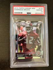 Dominique Brown Football Cards 2015 Topps Chrome Mini Prices