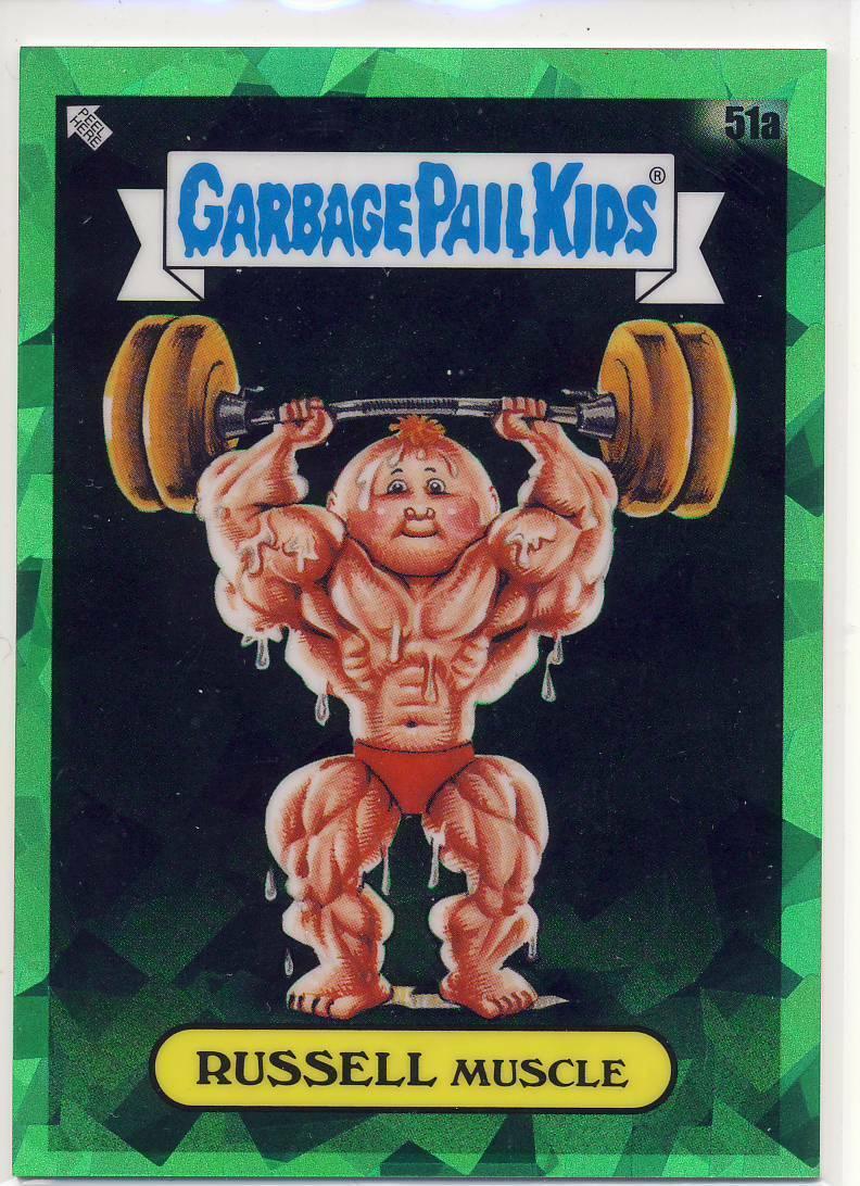 RUSSELL Muscle [Green] #51a Garbage Pail Kids 2020 Sapphire