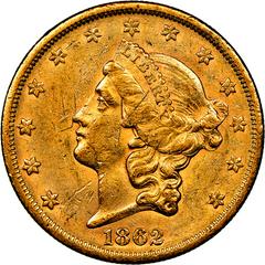 1862 S Coins Liberty Head Gold Double Eagle Prices