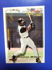 Preston Wilson #10 Baseball Cards 2001 Fleer Triple Crown Prices