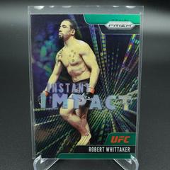 Robert Whittaker [Green] Ufc Cards 2021 Panini Prizm UFC Instant Impact Prices
