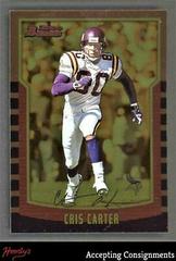 Cris Carter [Gold] #113 Football Cards 2000 Bowman Prices