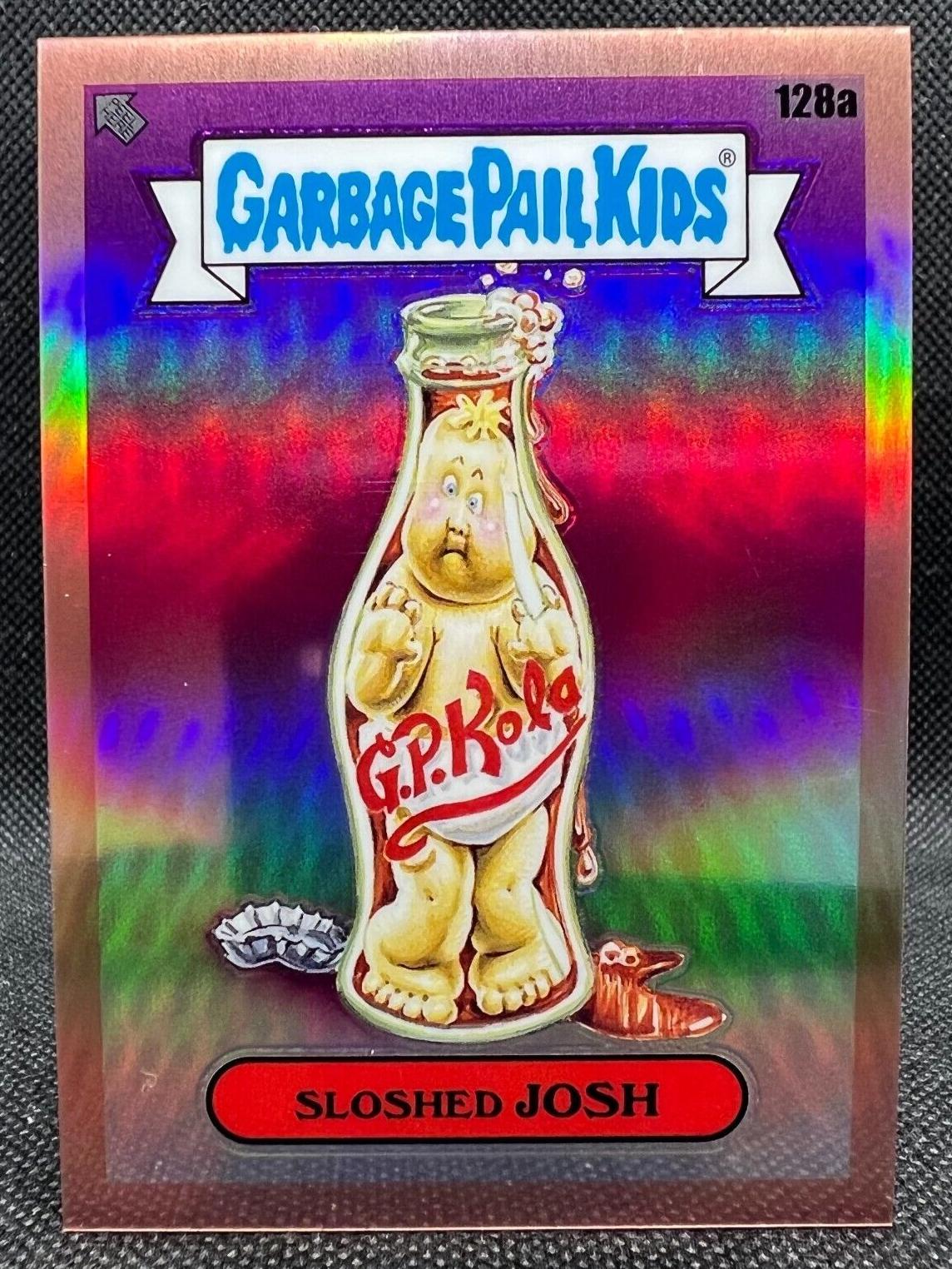 SLOSHED JOSH [Rose Gold] #128a 2021 Garbage Pail Kids Chrome