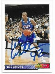 Walt Williams [Autograph] Basketball Cards 1992 Upper Deck Prices