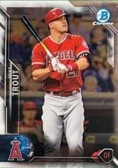 Mike Trout [Chrome] #1 Baseball Cards 2016 Bowman Prices