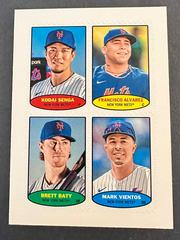 Kodai Senga, Francisco Alvarez, Brett Baty, Mark Vientos Baseball Cards 2023 Topps Heritage 1974 Stamps High Number Prices