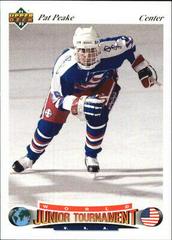 Pat Peake Hockey Cards 1991 Upper Deck Czech World Juniors Prices