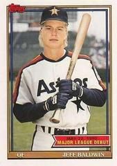 Jeff Baldwin #10 Baseball Cards 1991 Topps '90 M.L. Debut Prices
