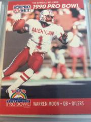 Warren Moon Football Cards 1990 Pro Set Prices