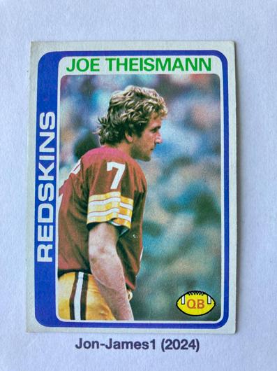 Joe Theismann #416 photo