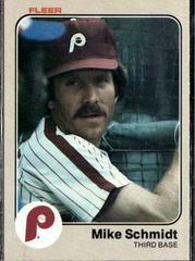Mike Schmidt #173 Baseball Cards 1983 Fleer Prices