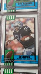 Bo Jackson Football Cards 1990 Topps Traded Prices