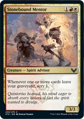 Stonebound Mentor [Foil] Magic Strixhaven School of Mages Prices