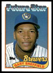 Gary Sheffield #343 Baseball Cards 1989 Topps Prices