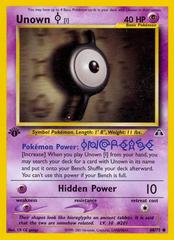 Unown I [1st Edition] Pokemon Neo Discovery Prices