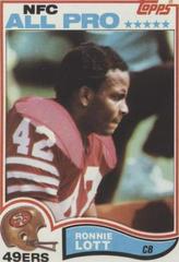 Ronnie Lott [All Pro] Football Cards 1982 Topps Prices
