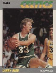 Larry Bird #11 Basketball Cards 1987 Fleer Prices