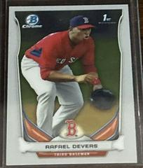 Rafael Devers [Chrome] #CTP-37 Baseball Cards 2014 Bowman Draft Picks Top Prospects Prices