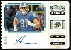 Aidan Hutchinson [SP Variation Autograph Stub Ticket] Football Cards 2022 Panini Contenders Prices