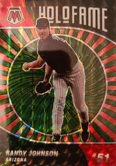 Randy Johnson [Green] #HF-3 Baseball Cards 2022 Panini Mosaic Holofame Prices