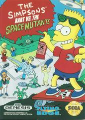 Front Cover | The Simpsons Bart vs the Space Mutants Sega Genesis