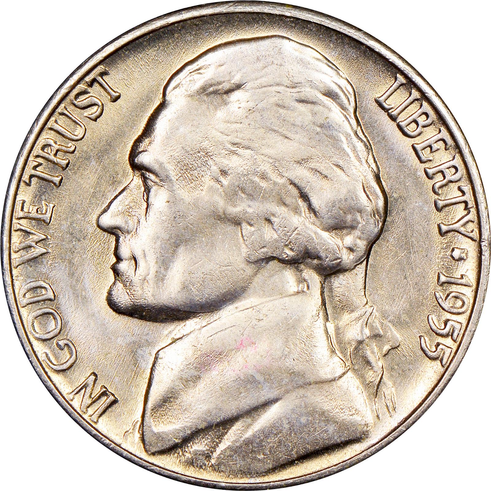 1955 D/S Jefferson Nickel Prices | Ungraded, NGC, PCGS Values