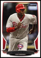 Ryan Howard #190 Baseball Cards 2013 Bowman Prices