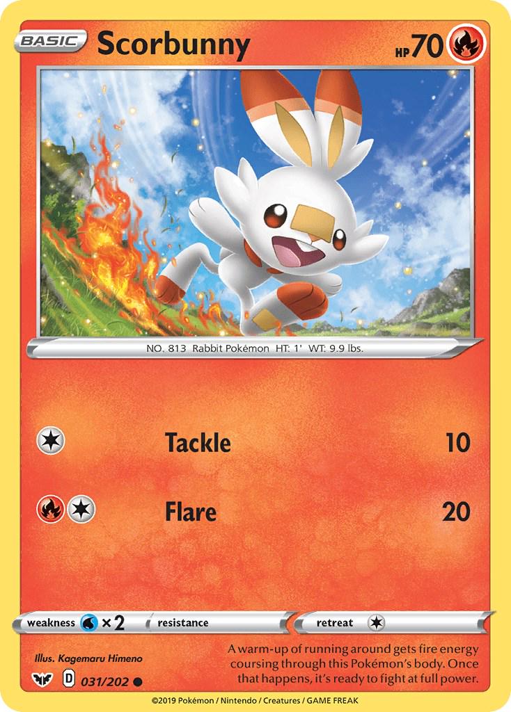 Scorbunny #31 Pokemon Sword & Shield