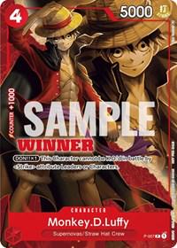 Monkey D. Luffy [Winner] P-007 One Piece Promo