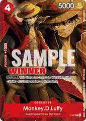 Monkey D. Luffy [Winner] P-007 One Piece Promo Prices