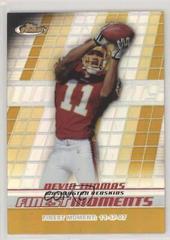 Devin Thomas [Gold Refractor] #FM-DT Football Cards 2008 Topps Finest Moments Prices