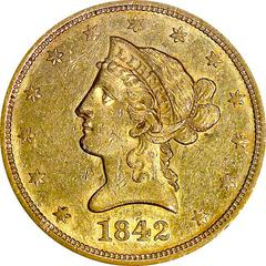1842 D [LARGE DATE] Coins Liberty Head Half Eagle Prices