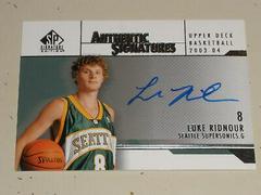 Luke Ridnour Basketball Cards 2003 SP Signature Authentic Signature Prices