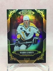 Mario Lemieux [Black] Hockey Cards 2020 Upper Deck Stature Prices