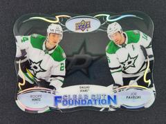 Roope Hintz, Joe Pavelski Hockey Cards 2022 Upper Deck Clear Cut Foundations Prices