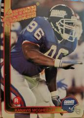 Kanavis McGhee #34 Football Cards 1991 Action Packed Rookie Update Prices
