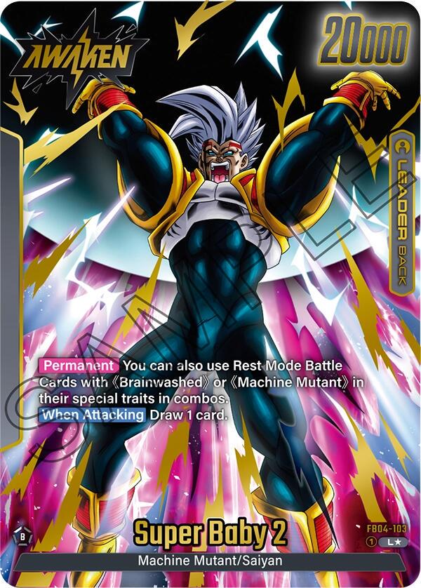 Baby Vegeta // Super Baby 2 [Alternate Art] FB04-103 Dragon Ball Fusion World Ultra Limit