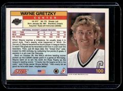 Back Of Card  | Wayne Gretzky Hockey Cards 1991 Score American
