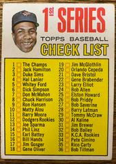 1st series Topps Baseball check list Basketball Cards 1969 Topps Prices