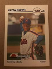 Bryan Rogers #641 Baseball Cards 1991 Impel Line Drive Pre Rookie AA Prices