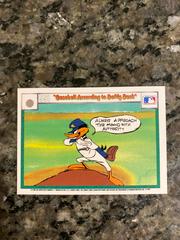 Back | Baseball According To Daffy Duck Baseball Cards 1990 Upper Deck Comic Ball