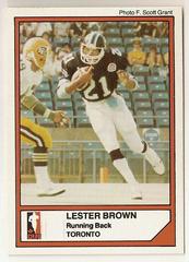 Lester Brown #17 Football Cards 1984 Jogo CFL Prices