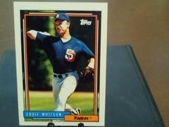 Eddie Whitson #228 Baseball Cards 1992 Topps Prices