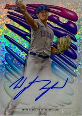 Wyatt Langford [Mini Diamond] Baseball Cards 2023 Bowman's Best Shellacked Autographs Prices