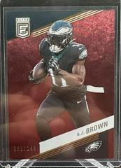 A. J. Brown [Maroon] #1 Football Cards 2023 Panini Donruss Elite Prices